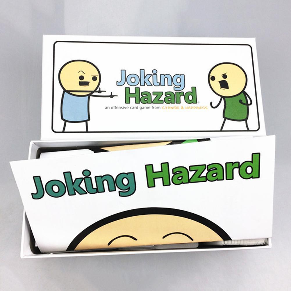 Trò Chơi Board Game Thẻ Bài Cà Khịa Joking Hazard Siêu Bựa Hộp Cứng Tiếng Anh