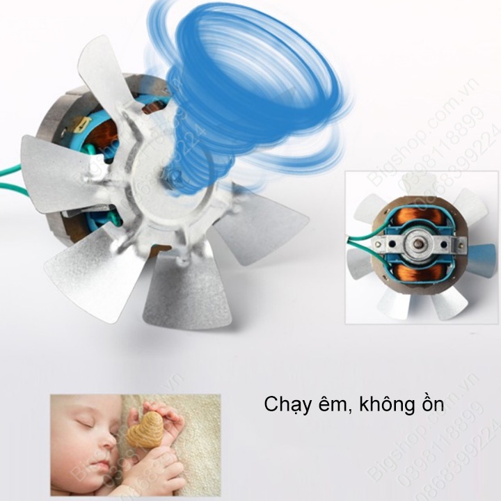 Quạt thông gió gắn đường ống D100mm, gắn tường khoét lỗ D100mm