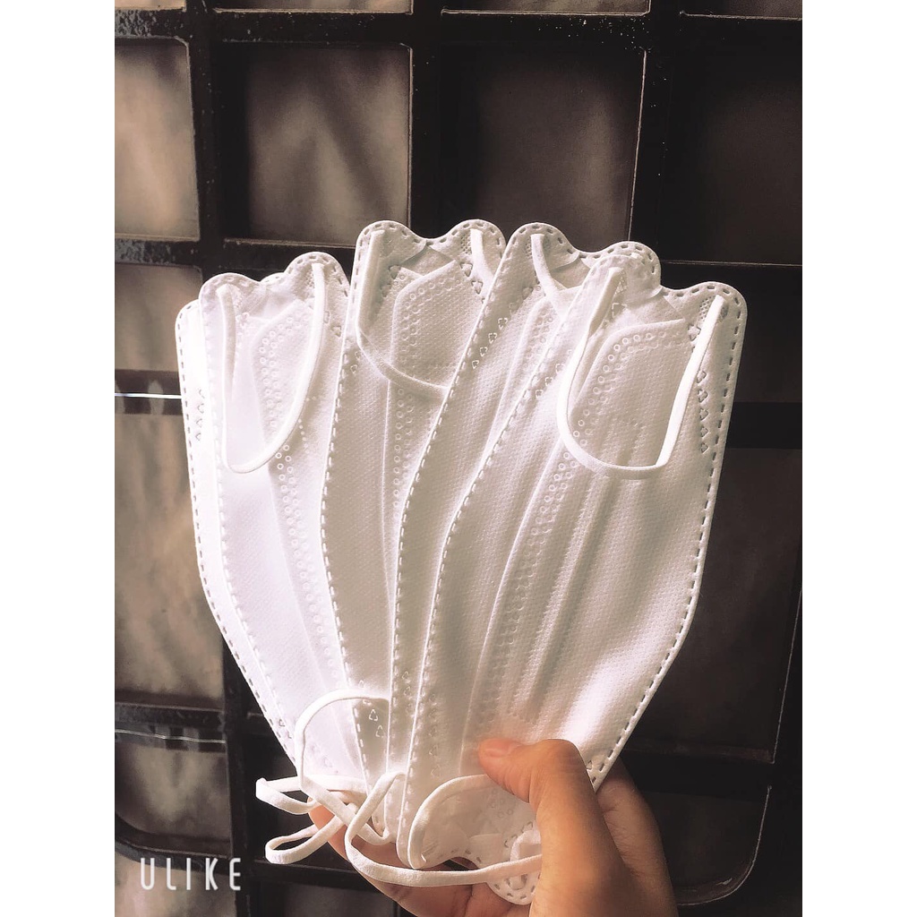 Khẩu trang y tế 4D KF94  kháng khuẩn chống bụi siêu mịn không đau tai, không lem son môi