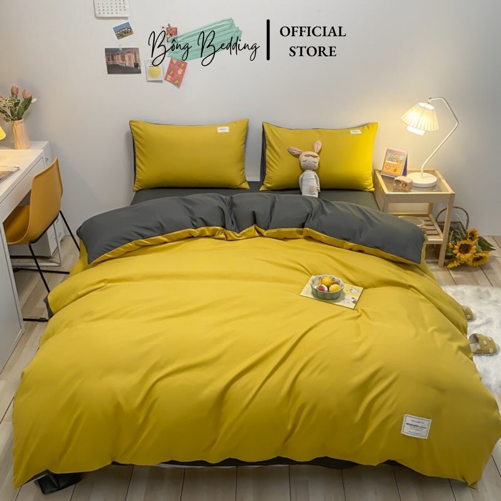 Bộ chăn ga cotton Tici mẫu mới cao cấp nhập khẩu Hàn Quốc đủ size đủ màu