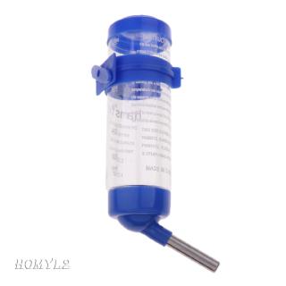 Kennel Cage Water Dispenser 125ML Pet Dog Water Bottle for Bunny Hamster