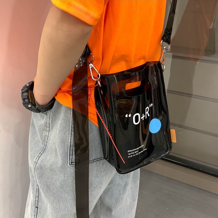 Túi Đựng Điện Thoại Bằng PVC Trong Suốt Màu laser Có Dây Đeo Vai Cho ko016