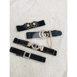 Đai váy - Belt đính đá lưng chun phối váy đầm