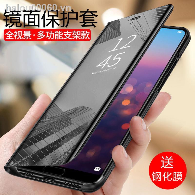 Bao Da Nắp Gập Tráng Gương Thời Trang Cho Galaxy Note 9 / Note8 / 5 / 4