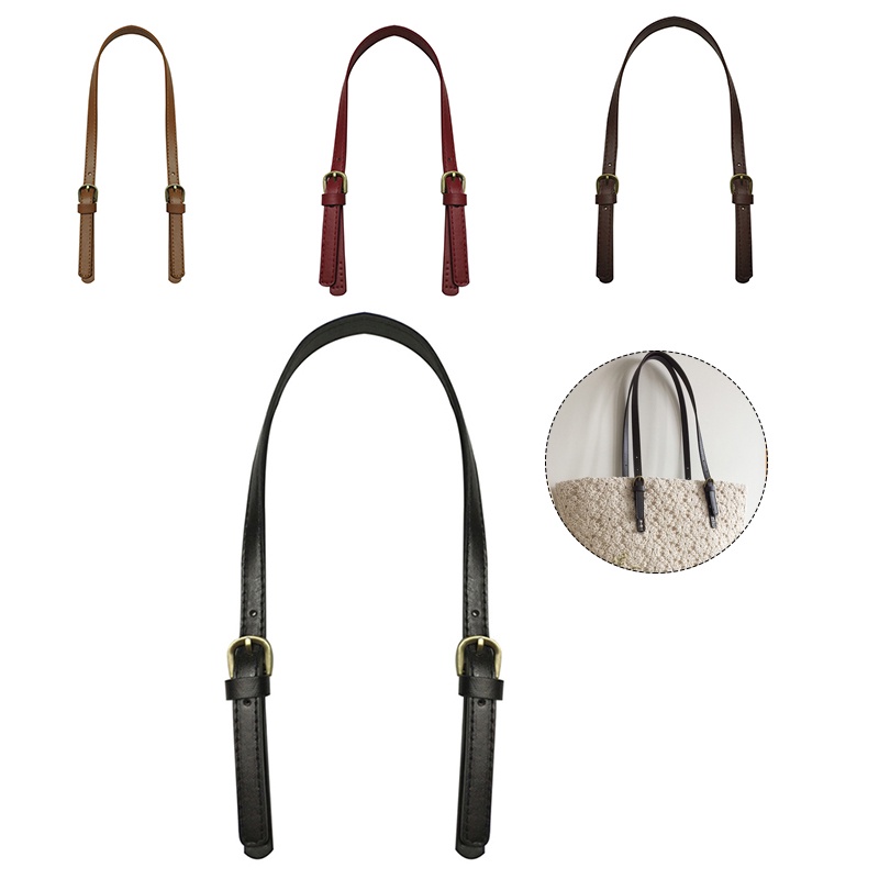 1 Dây Đeo Túi Xách Bằng Da PU 67-71cm Có Thể Tháo Rời Tiện Dụng DIY