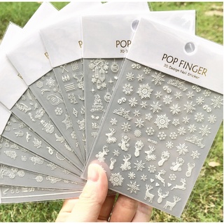 Sticker trang trí noen hoa tuyết