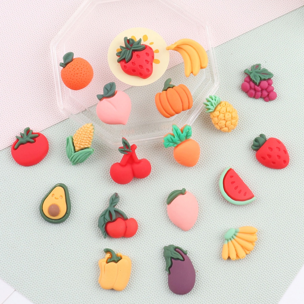 🍉Phụ kiện 3D hoa quả trang trí ốp lưng DUASHOP.