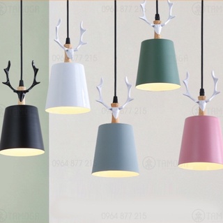 Chao đèn thả có hình sừng hươu đủ màu sắc DT 5057