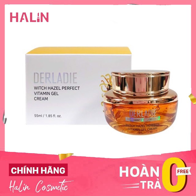 kem dưỡng da mặt💖FREESHIP💖Kem Dưỡng mờ Sẹo Rỗ, Trắng Da, Mờ Thâm Derladie Perfect Vitamin Gel Cream 55mÍ