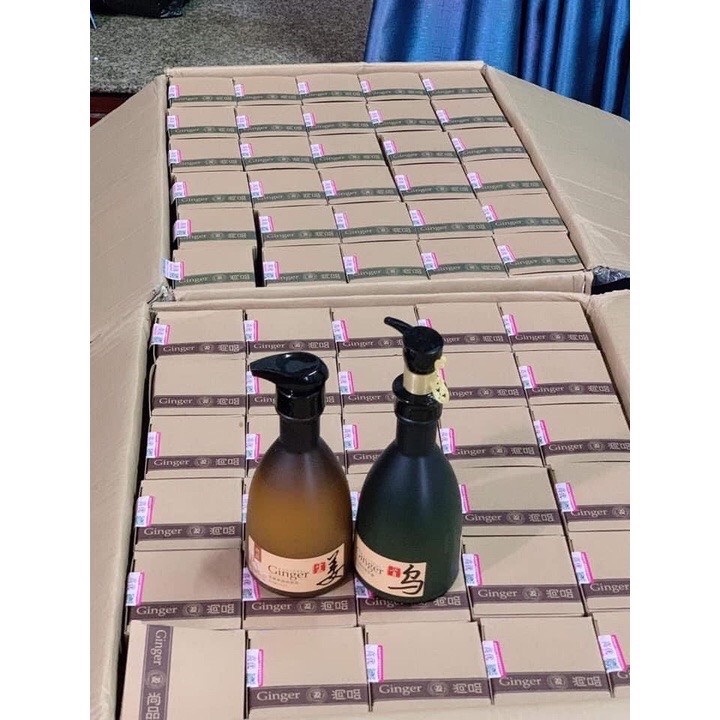 Gội xả GINGER Natural giảm rụng chiết xuất gừng tươi 500ml - ginger chính hãng