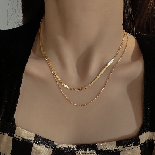 Dây chuyền vàng phong cách Hiphop thời trang thu đông