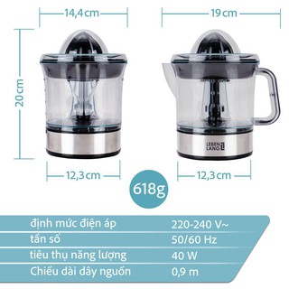 LB389 - MÁY VẮT CAM LEBENLANG 700ML THƯƠNG HIỆU ĐỨC – BẢO HÀNH CHÍNH HÃNG 2 NĂM