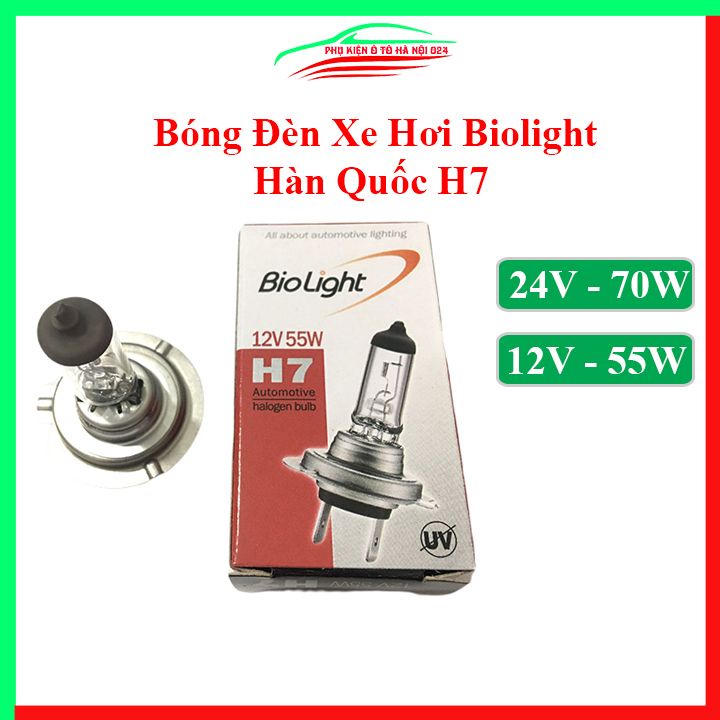 Bóng đèn ô tô xe hơi Biolight hàn quốc chân H7