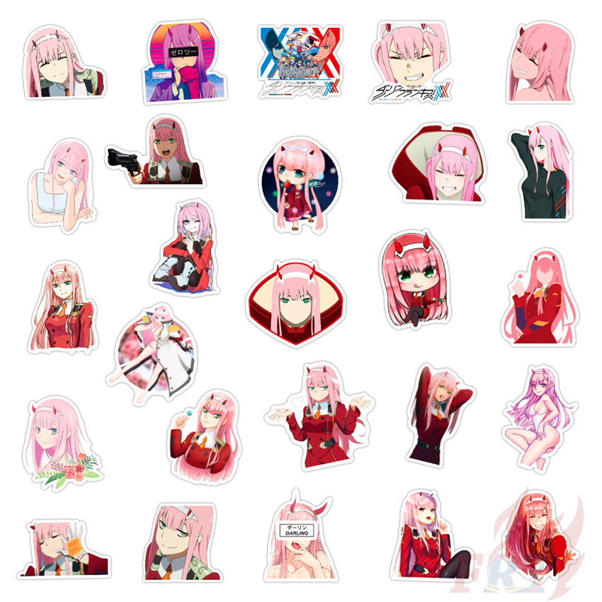 100Pcs/Set ❉ DARLING in the FRANXX Series B - Anime Stickers ❉ DIY Fashion Mixed Waterproof Doodle Decals Stickers