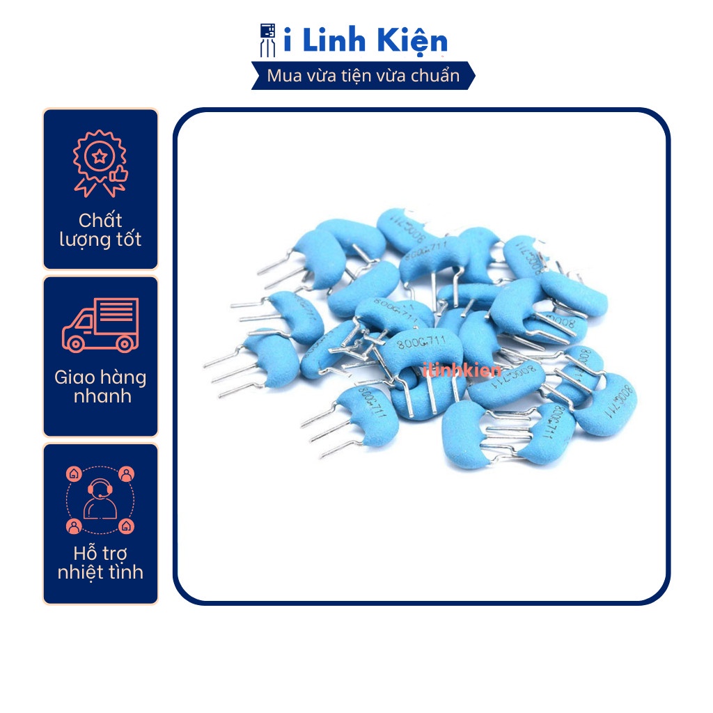 Thạch anh 3.58Mhz 3 chân cắm loại tốt
