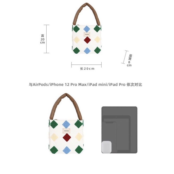 Túi 𝐂𝐡𝐢𝐨'𝟐𝐧𝐝 hoạt tiết nhiều màu