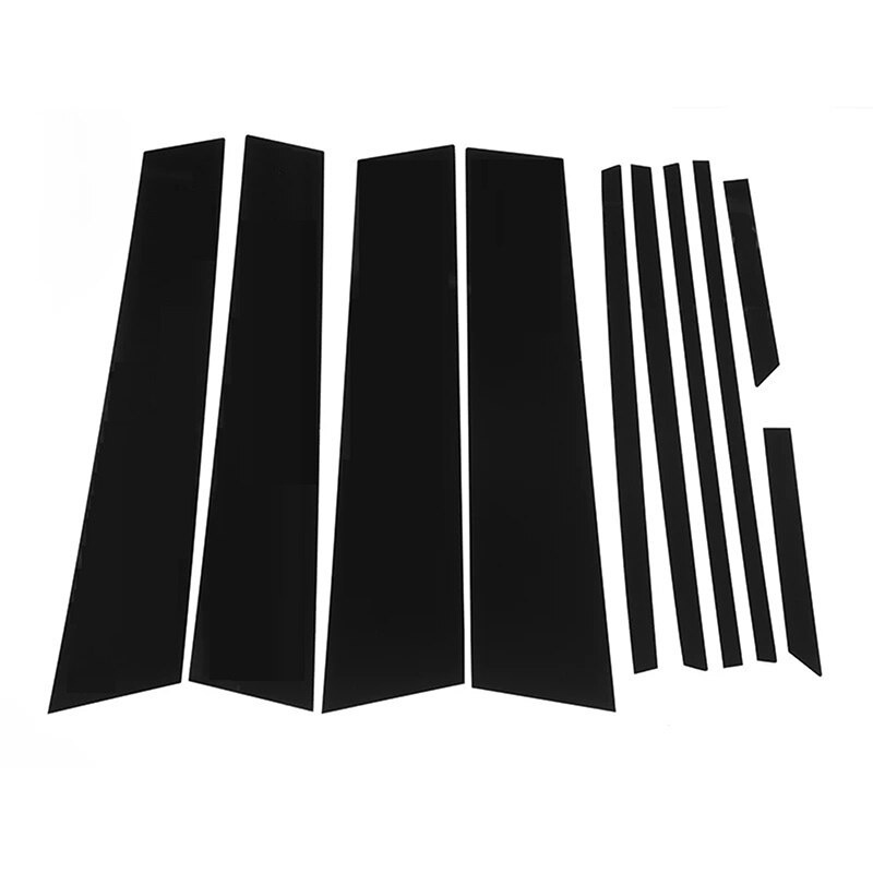 Bộ 10 Viền Bọc Cột Cửa Sổ Bằng Polycarbonate Cho Toyota Corolla Cross 2020-2022