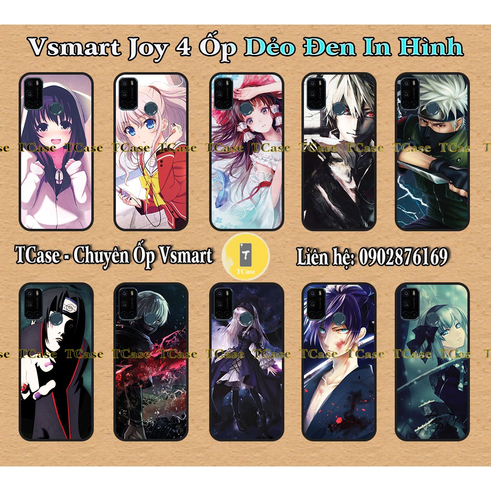 Ốp lưng Vsmart Live 4 / Star 4 / Joy 4/ Aris - TPU dẻo in hình Hoạt Hình Anime
