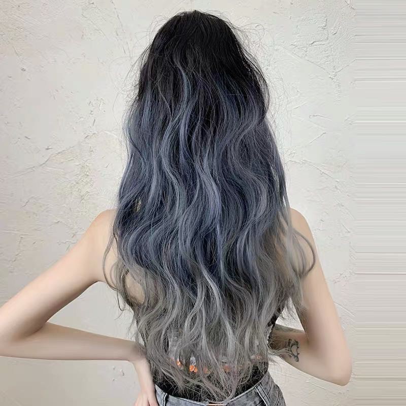 tóc giả ngoặm ❤️freeship 50k❤️ tóc giả ngoặm xù kẹp omber 3 màu y ảnh