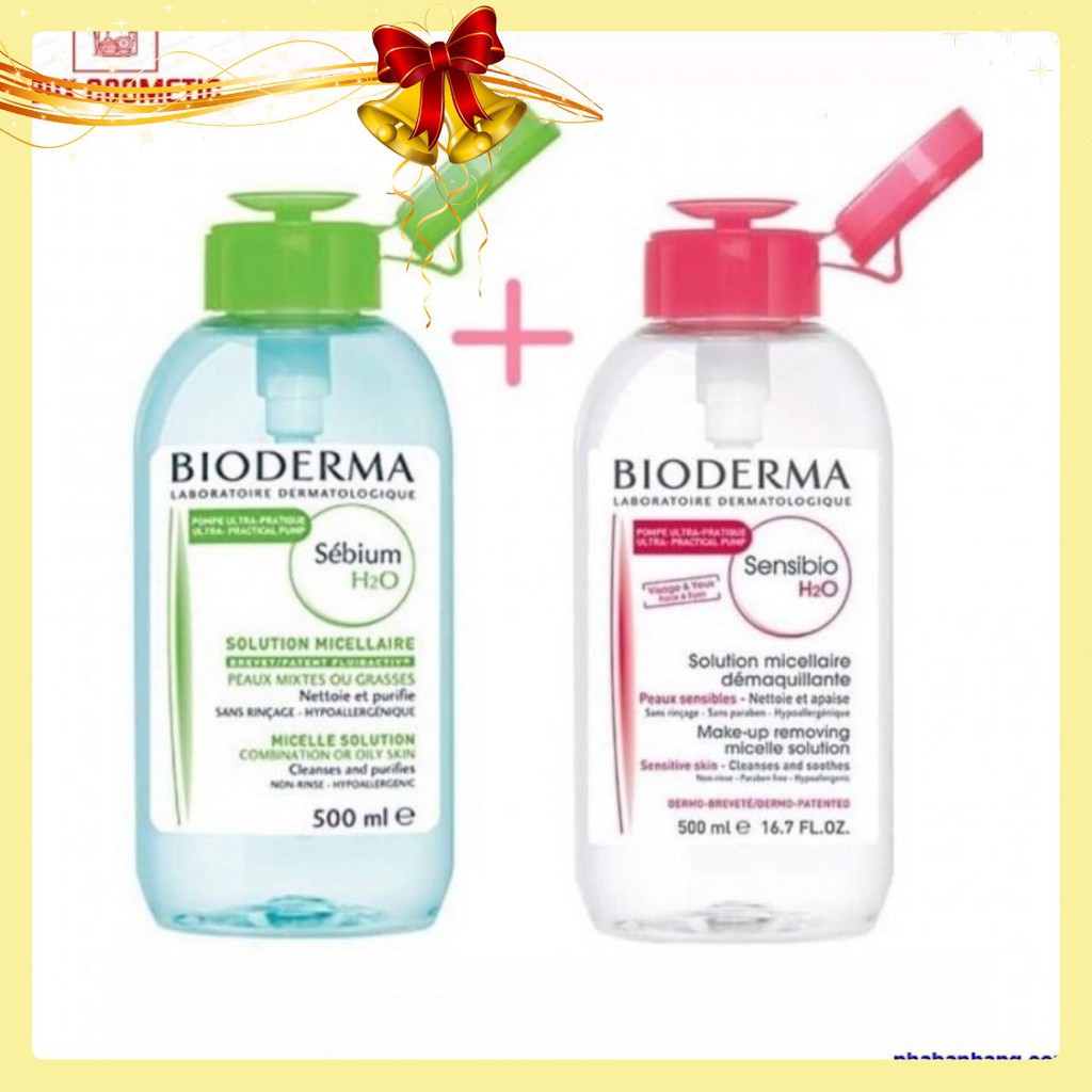 [Mã SR11JUNE5 giảm 20K đơn 50K] [GIÁ HỦY DIỆT] Nước Tẩy Trang Bioderma H2O Solution Micellaire - NẮP NHẤN