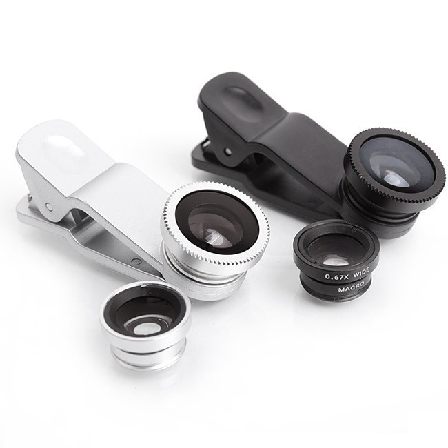 Ống Lens điện thoại Camera đa năng 3 in 1