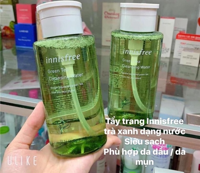 NƯỚC TẨY TRANG INNISFREE TRÀ XANH MẪU MỚI