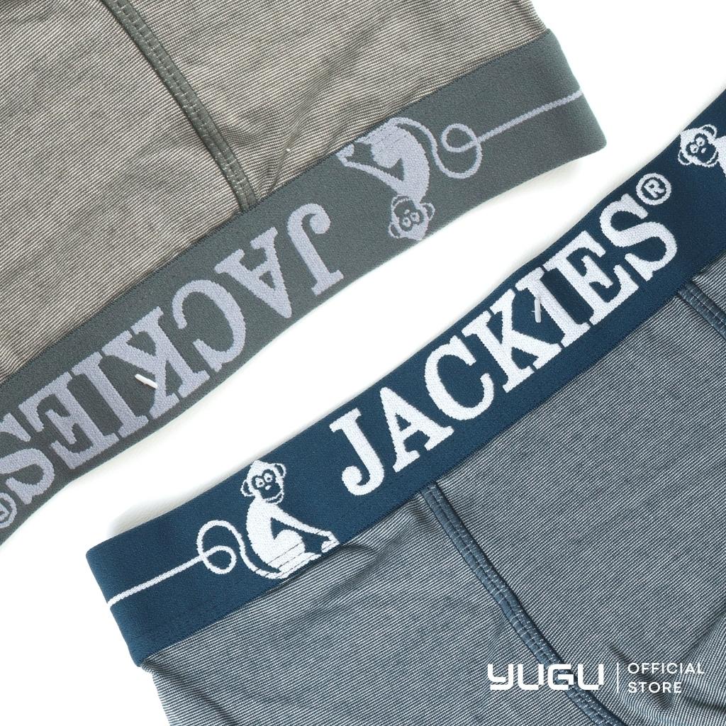 Quần lót boxer nam cao cấp JACKIES H01 vải cotton và sợi tre Sing 4 chiều - YUGU - quần sịp đùi nam thoáng mát, 1 chiếc.