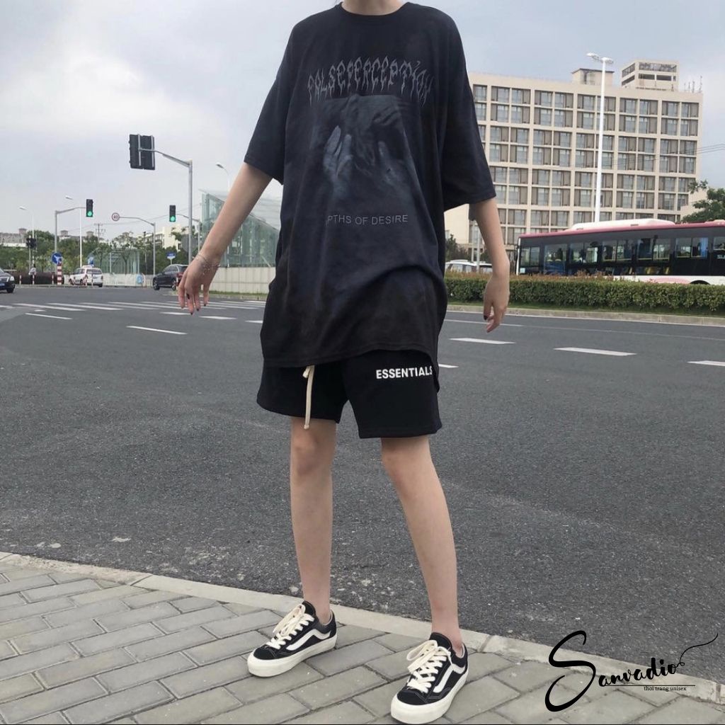 Quần short nam SANVADIO quần short unisex phong cách hàn quốc QS307