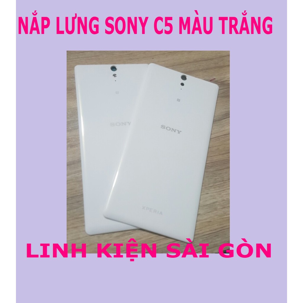 NẮP LƯNG SONY C5 MÀU TRẮNG