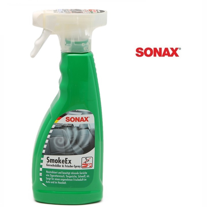 Sản Phẩm Dung dịch khử mùi trong nội thất xe ô tô, thương hiệu Sonax mã 292241, 500ml