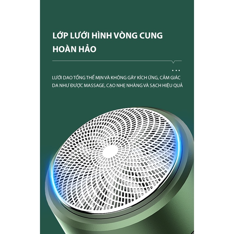 Máy cạo râu 8D thông minh - Kiêm sạc dự phòng tiện lợ hàng cao cấp - Công nghệ chống thấm nước IPX7 mới nhất