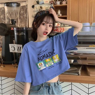 Áo Croptop form rộng BAB ulzzang