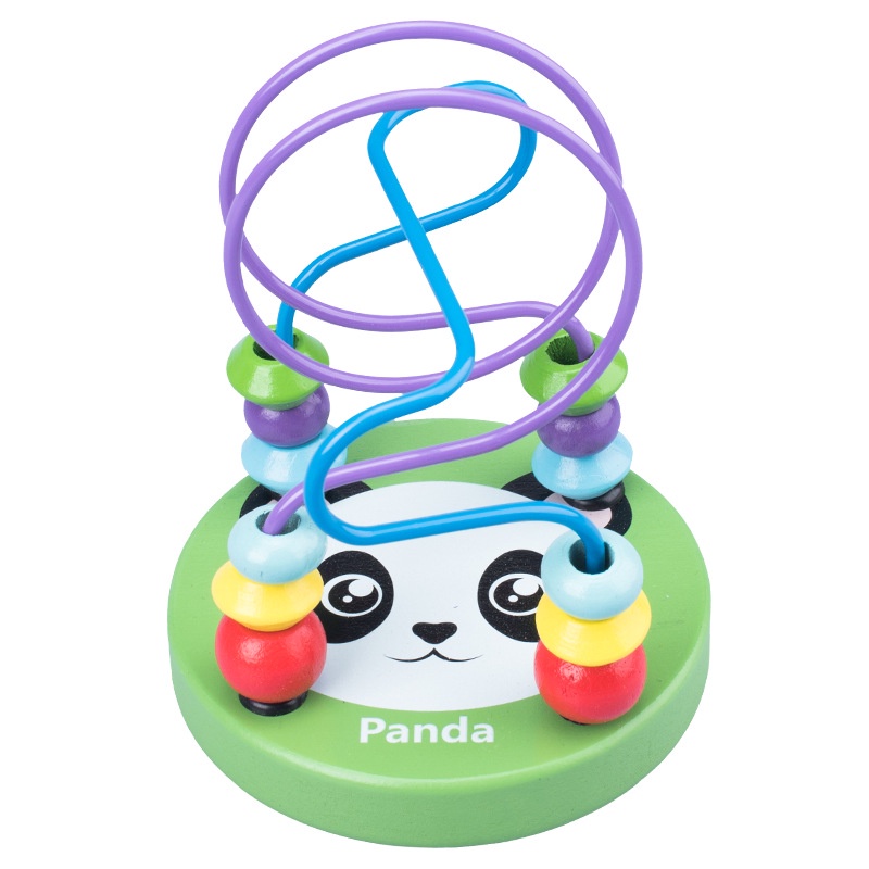 Đồ Chơi Luồn Hạt Mini Gỗ Cho Bé Luyện Khéo Tay Kiên Nhẫn - BỐ KHỦNG LONG