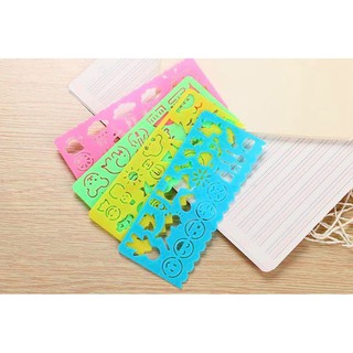 [Văn phòng phẩm] Set 4 Thước Vẽ Hình