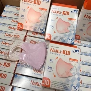 Khẩu trang naru 3D-kid trẻ em