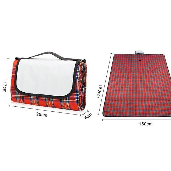 Thảm du lịch gấp gọn, thảm dã ngoại picnic, tấm trải du lịch gấp gọn chống thấm nước, du lịch đi biển, bạt du lịch