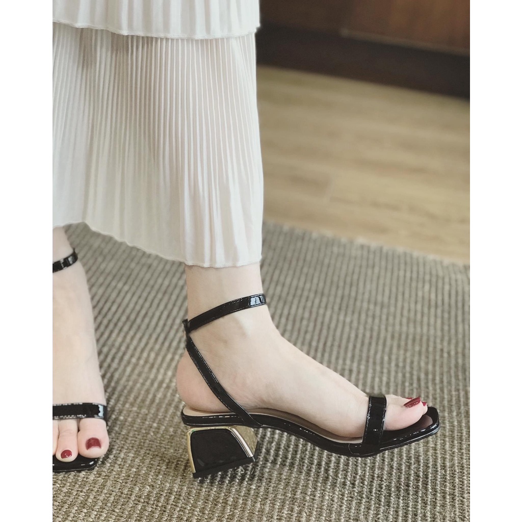 SANDAL NỮ THỜI TRANG TOTIIE STORE - SANDAL CAO GÓT NỮ 3 PHÂN ĐẾ VUÔNG THỜI TRANG G1904140 G2007280