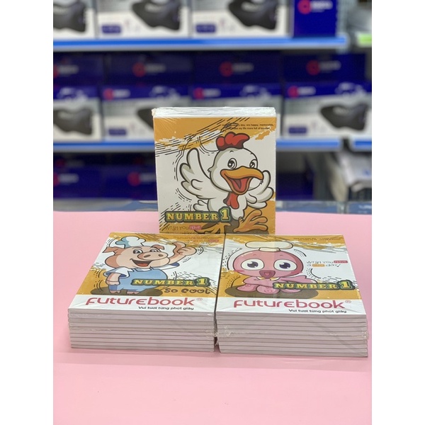 Tập học sinh Futurebook 96 Trang ô kẻ ngang, caro 4 ôly, ĐL 58gsm