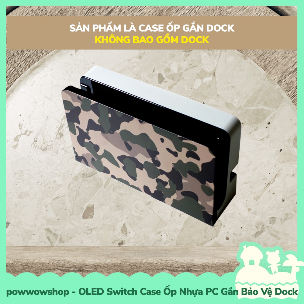 [Sẵn VN - Hỏa Tốc] OLED Case Ốp Gắn Bảo Vệ Dock Nhựa PC Cho Máy Game Nintendo Switch OLED Phong Cách Gaming