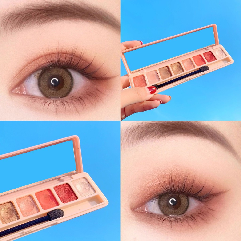 Bảng Phấn mắt 8 ô Soft Eye Lameila Eye Shadows Tông Hàn siêu cưng nội địa sỉ rẻ phấn mềm mịn lâu trôi chuẩn màu | BigBuy360 - bigbuy360.vn