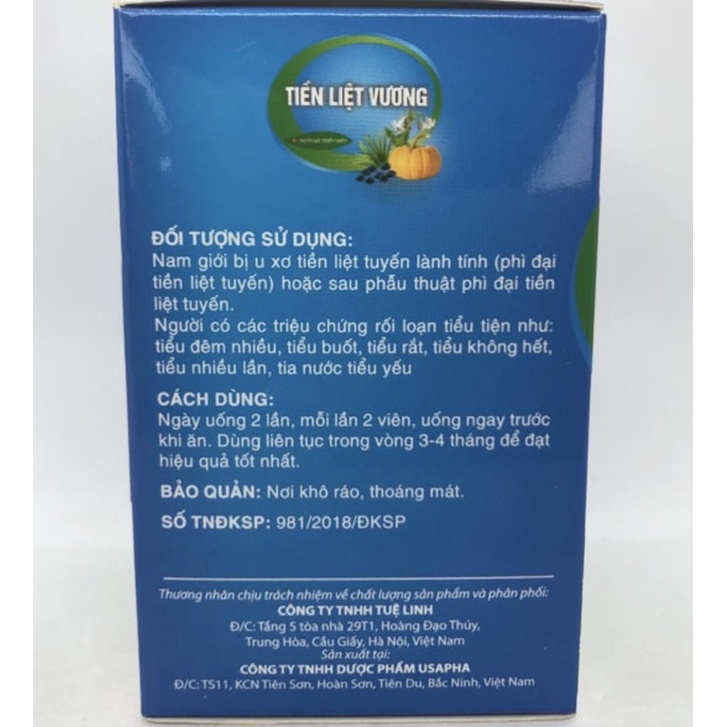 Viên uống tiền liệt Vương Tuệ Linh_chỉ143k/h khi mua combo MIỄN PHÍ SHIP-Giảm tiểu đêm, giảm phì đại tuyến t.i.ề.n liệt