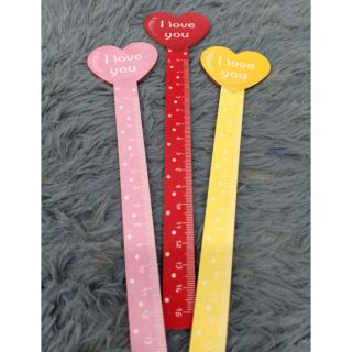 Thước gỗ hình trái tim No.730,15cm (SP000390)