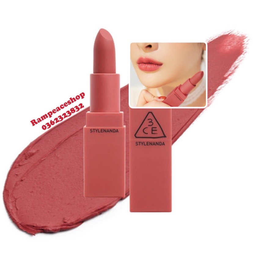 Son thỏi lì 3CE Mood Recipe Matte Lip Color #221 Mellow Flower