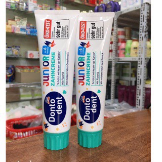 Kem đánh răng Dontodent Junior bảo vệ và nuôi dưỡng răng cho trẻ từ 6 tuổi - Đức