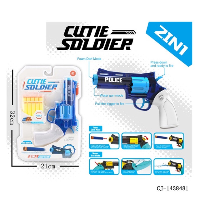 Đồ chơi tập làm police nước cho bé