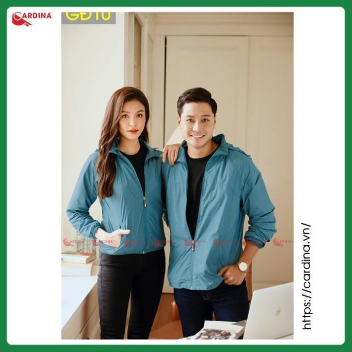 Áo Gió Đôi Nam Nữ 2 Lớp 𝐂𝐀𝐑𝐃𝐈𝐍𝐀 2 lớp Lót Lưới Cao Cấp Cản Gió Cản Bụi Chống Nắng, chống Nước Gọn Nhẹ