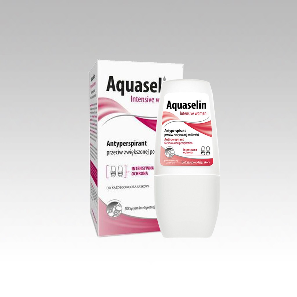 ✅[CHÍNH HÃNG] Lăn khử mùi cho nữ cho vùng nách đổ mồ hôi nhiều Aquaselin Intensive women