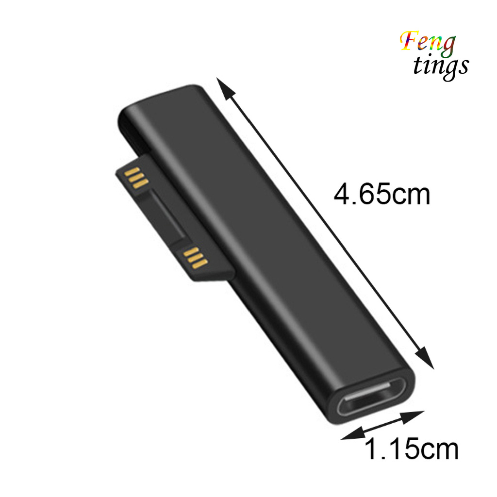 Đầu Chuyển Đổi Sạc Nhanh Type-C Sang Pd Cho Surface Pro 3 / 4 / 5 / 6 / 7