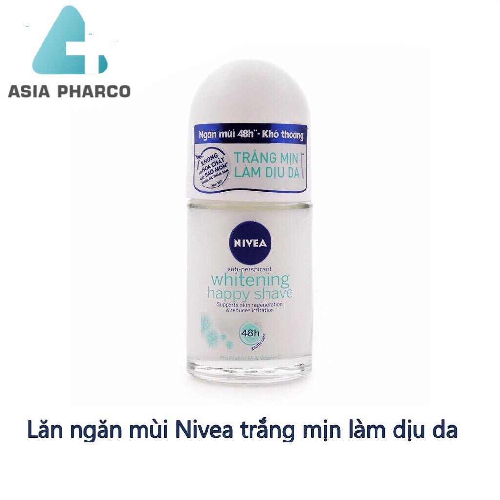 Lăn ngăn mùi Nivea trắng mịn làm dịu da