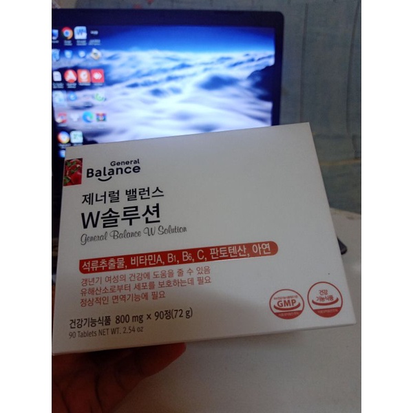 Thực phẩm bảo vệ sức khỏe General Balance W Solution bổ sung nội tiết tố cho nữ